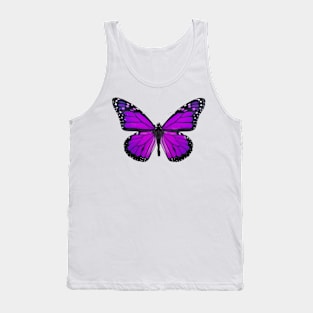 Purple Butterfly Tank Top